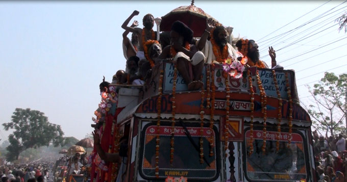 kumbha mela procession