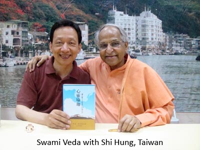 Swami Veda with Shi Hung, Taiwan