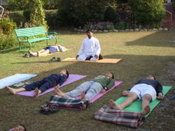 Relaxation Class on the grass
