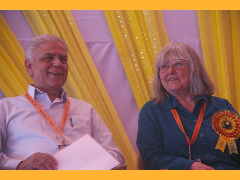 Dr. Prakash Dixit and Carolyn Hume