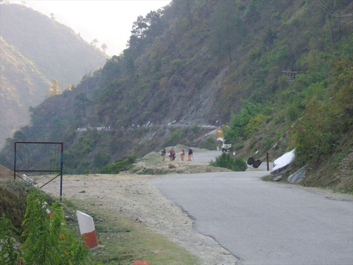 walking the yatra - sadhus and myself