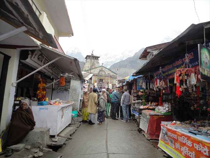 Kedarnath Temple in sight