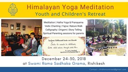 Poster for 2018 Children's Retreat at SRSG